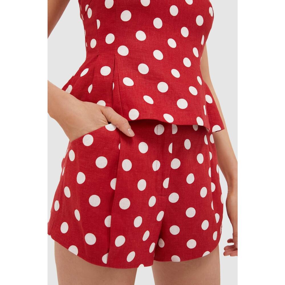 Posse Red and White Polka Dot Women’s Shorts - Picture 5 of 7